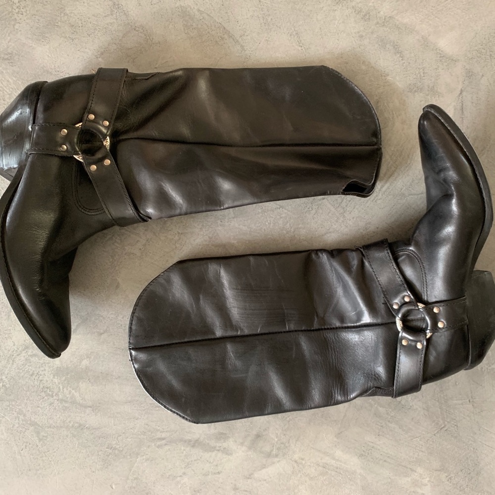 Leather Cowboy Boots